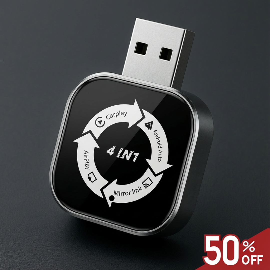 Brezžični CarPlay adapter 4 v 1