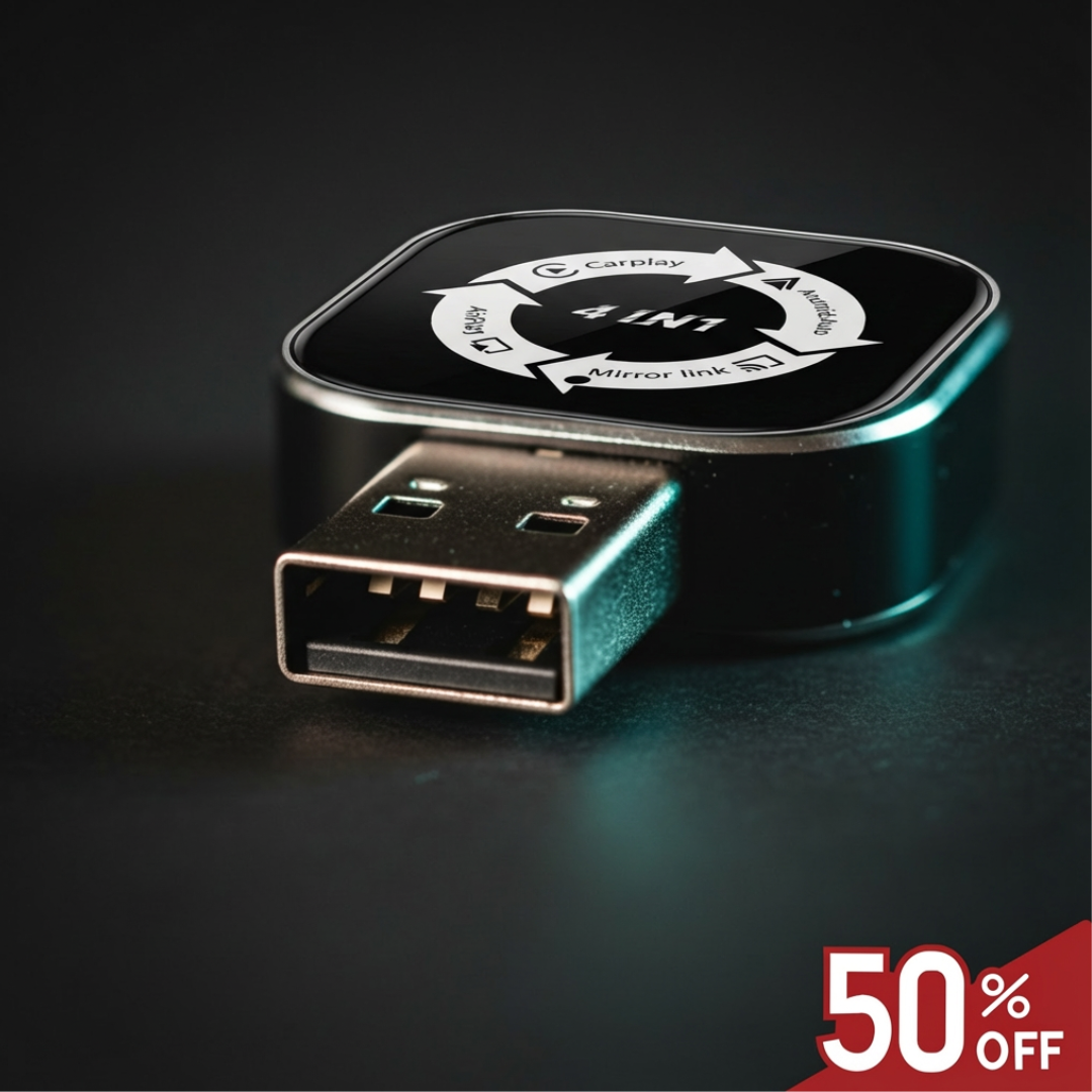 Brezžični CarPlay adapter 4 v 1